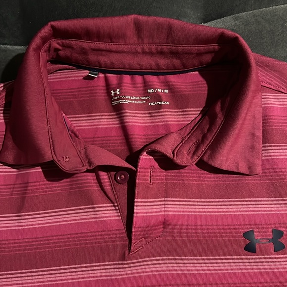 Bundle of men’s medium Under Armour golf shirts- EUC! - Picture 2 of 3